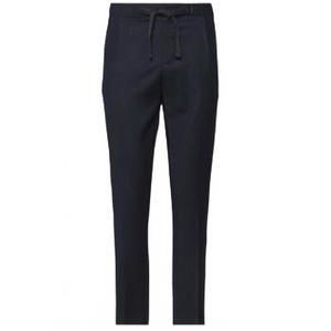 NEW ENTRE AMIS men's flannel trousers in midnight blue